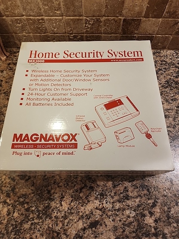 MAGNAVOX MX1000 Home Security System Wireless Expandable BRAND NEW OPEN BOX