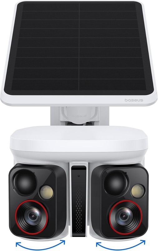 X1 Pro Dual-Tracking Solar Security Camera Outdoor Wireless, Dual 3K AI Cameras,