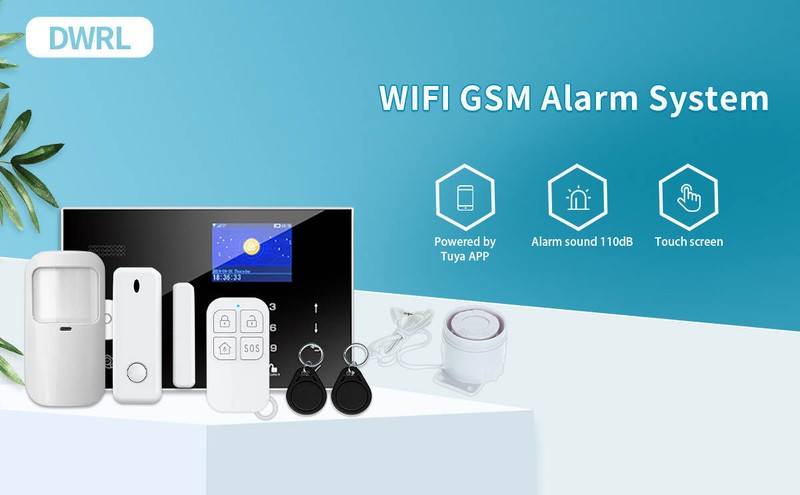 Secure24x7 G34 4G/WiFi Wireless Security System Kit