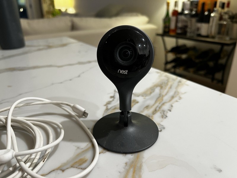 Google Nest Cam Indoor Security Camera A0005 1st Gen Tested Wired Pre-owned