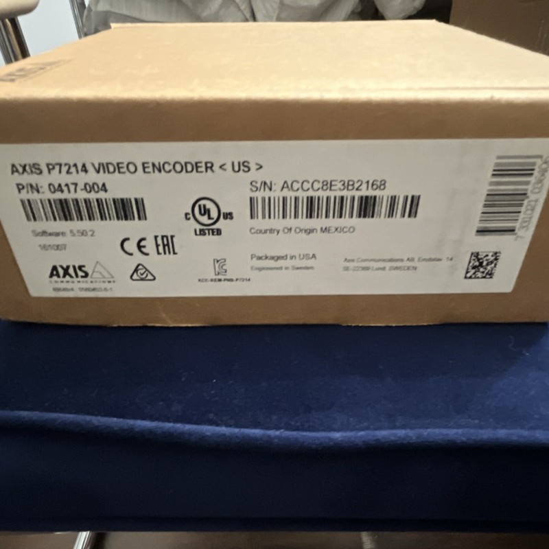 AXIS P7214 4-Channel IP/Network Video Encoder Gray w/ Power Supply Manual gallery