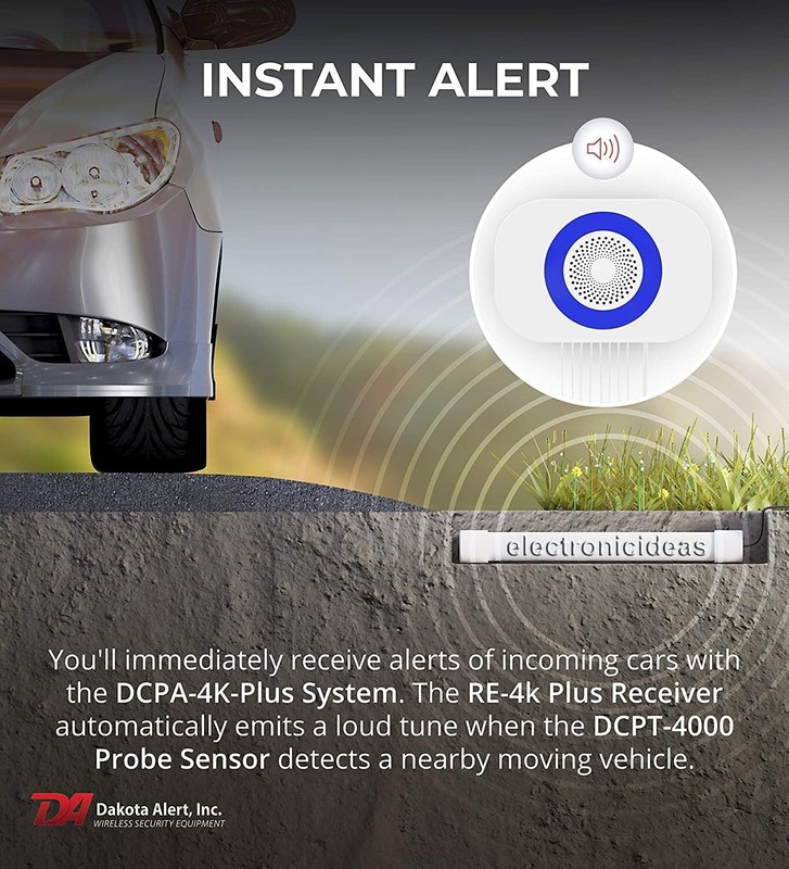 DAKOTA ALERT DCPA-4K PLUS/DCPA-4000 PLUS PROBE ALERT DRIVEWAY ALARM KIT + RELAYS gallery
