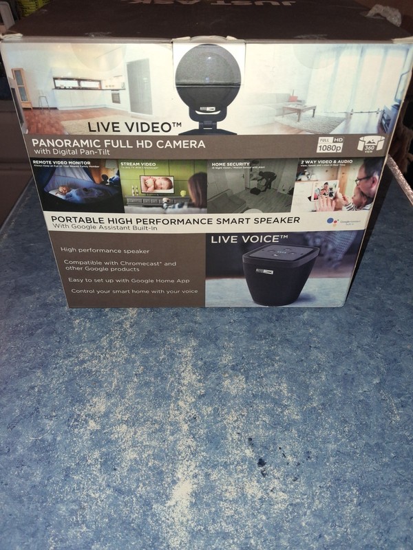 New Altec Lansing Smart Security System - Wi-Fi Camera & Speaker Voice Activated