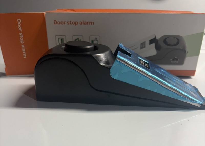 4 pack :Portable Anti-Theft 120DB Alarm Door Stopper security Door Alarm:4 Pack gallery