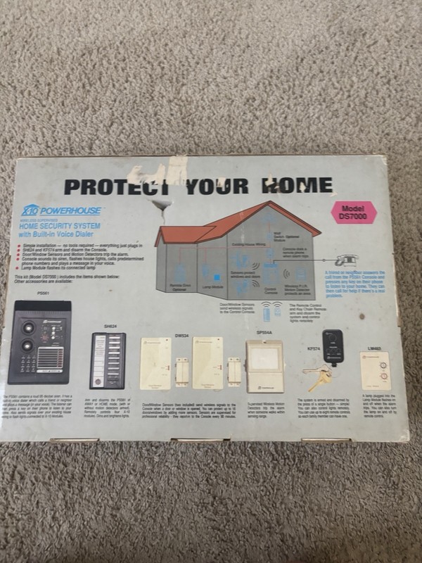 REDUCED - NIOB DC8700 X-10 POWERHOUSE Monitored Wireless Dialer Alarm System gallery