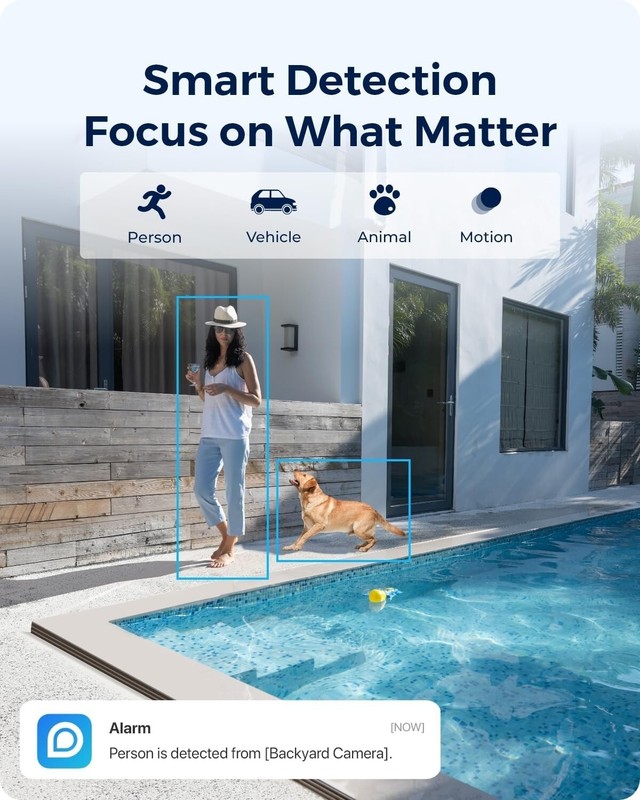 REOLINK 4K Security Cameras Wireless Outdoor System 2 Camera Plus Hub gallery