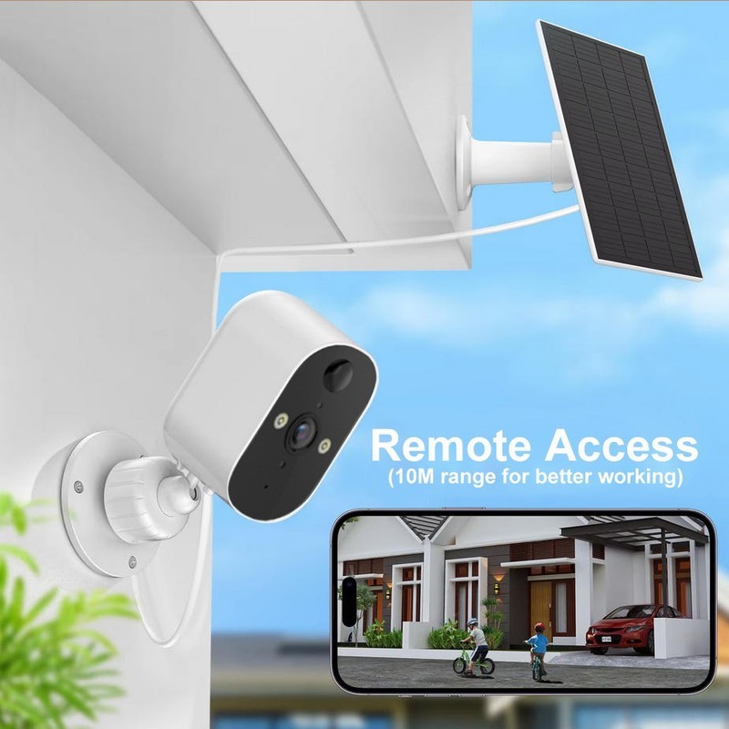 XVIM Outdoor Solar Camera 4MP WiFi Battery Solar Home Security Camera System gallery