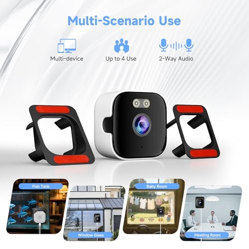 Window Camera for Home Security: 2.4GHz&5GHz WiFi 4K Indoor Camera with Color gallery