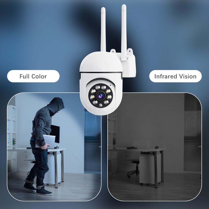 4-Pack Wireless WiFi Security Camera System 1080P Smart Home Pan/Tilt Audio 2.4G gallery