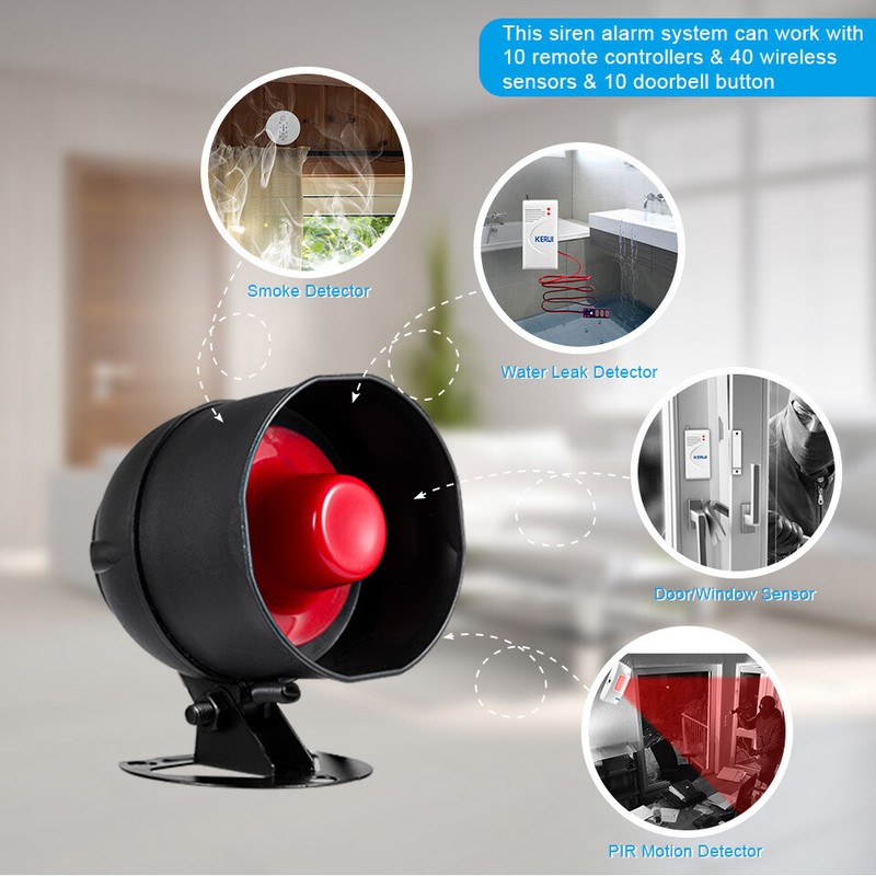 Kerui Wireless Home Shop Alarm Security System Alert Garage Burglar Door Sensor gallery