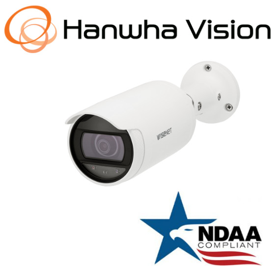 Hanwha Techwin ANO-L7022R 4MP POE Bullet IP Security Camera 4mm Fixed lens