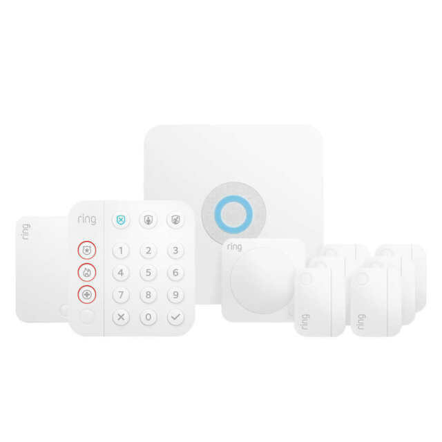 NEW Ring Alarm 2nd Gen Wireless 10 Piece Home Security System PIR Motion Sensor