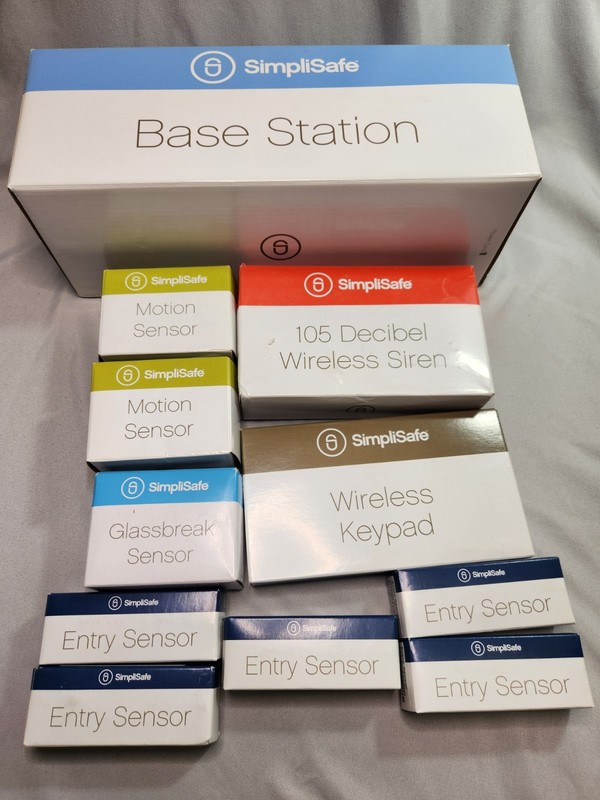SimpliSafe 1st Generation Security System Lot 11 pcs as pictured gallery
