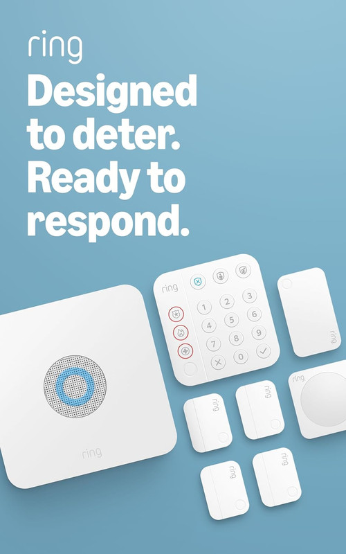 Alarm 8-Piece Kit (Newest Model), Home or Business Security System with Optional gallery