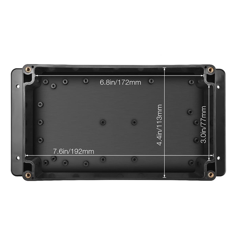 IP65 Plastic Project Box ABS Waterproof Electronic 7.8 x 4.7 x 3, Black gallery