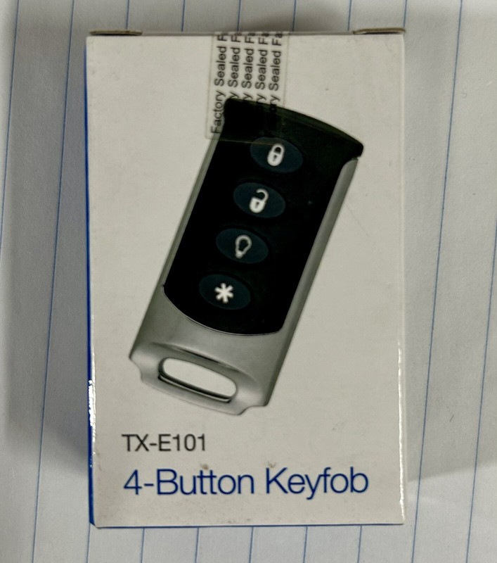 TX-E101 Interlogix 4-Button Keyfob