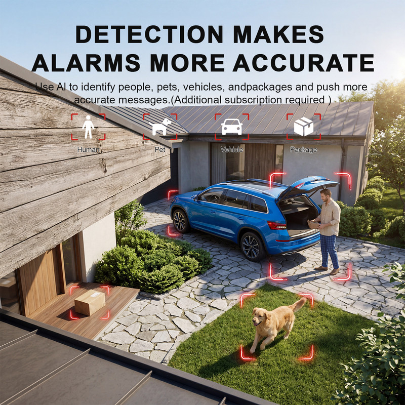 Solar Battery Powered Wireless WiFi Home Security Camera System Outdoor Monitor gallery