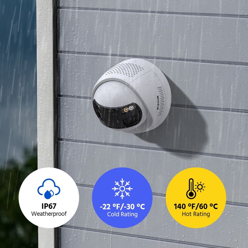 ANNKE 12MP 16CH NVR 6MP POE Dual Lens Color Security Camera System Two Way Audio gallery
