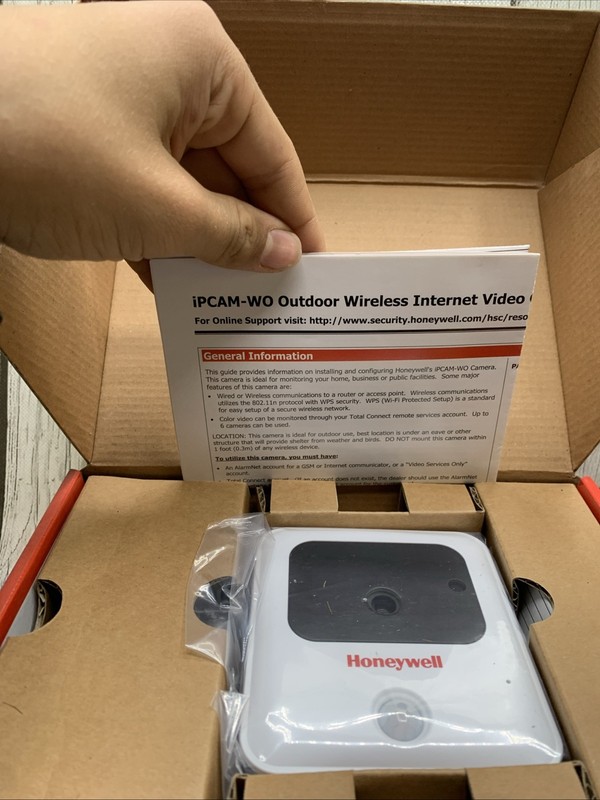 Honeywell iPCAM-WO Color IP Wireless Outdoor Security Camera White gallery