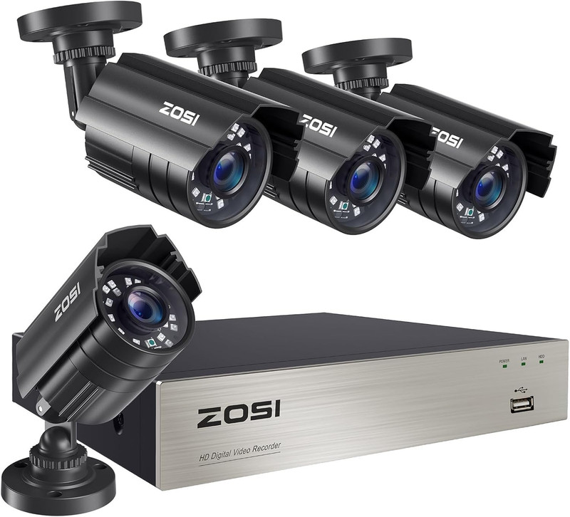 8CH 3K Lite Home Security Camera System Outdoor Indoor, AI Human/Vehicle Detecti