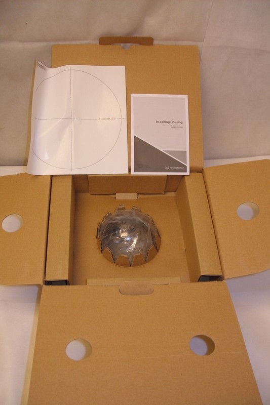Samsung Wisnet SHD-1350FPW In-Ceiling Flush Mount Surveillance Camera Housing