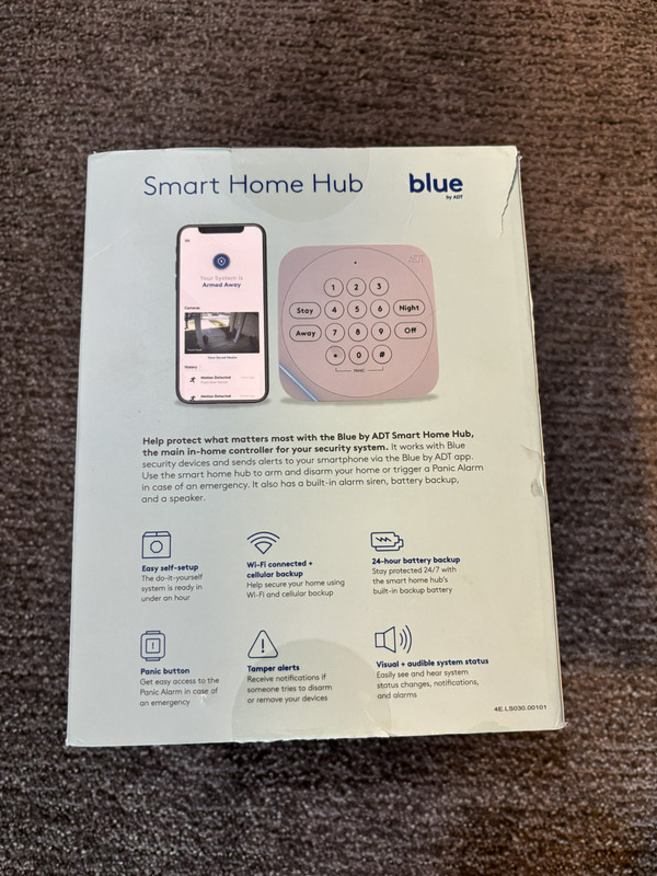 Blue by ADT Smart Home Hub Graphite S40LR0-01 - Brand New - Never used gallery