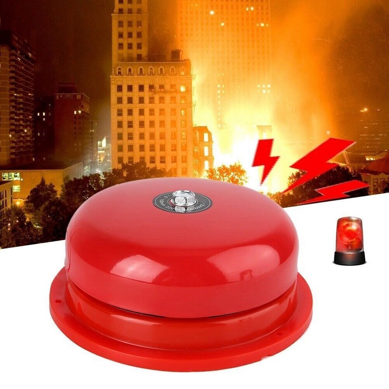6 Inches Carbon Steel Internal Strike Type Electric Bell 95db gallery