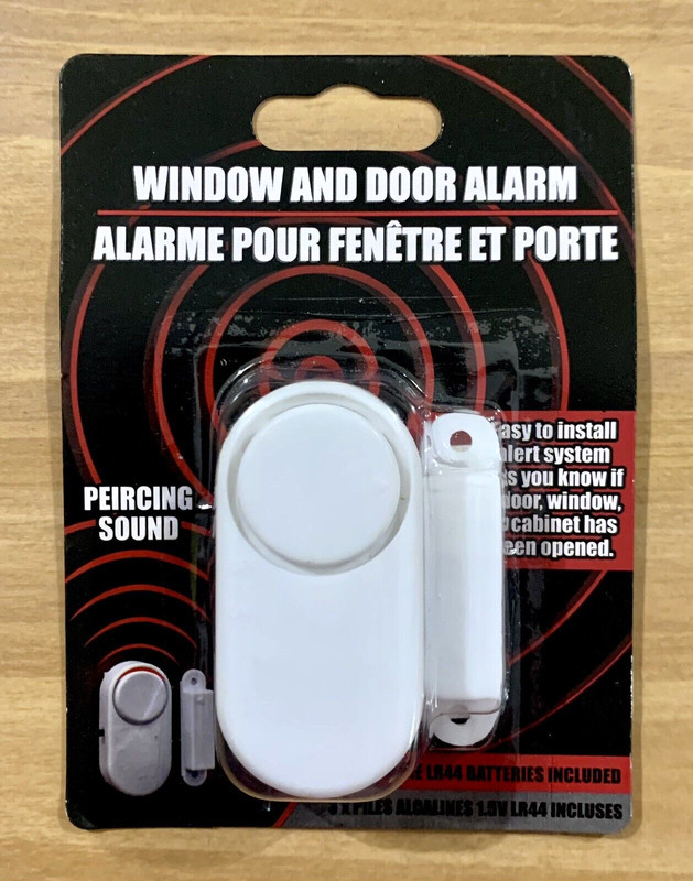 Alarm ~ Window & Door ~ Piercing Sound ~ 90db ~ White ~ Easy Install ~ !🆕!