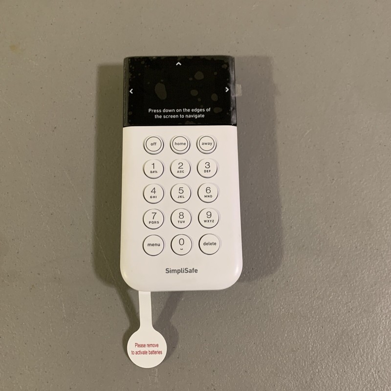 Simplisafe KP3W Wireless Keypad 3rd Generation – White