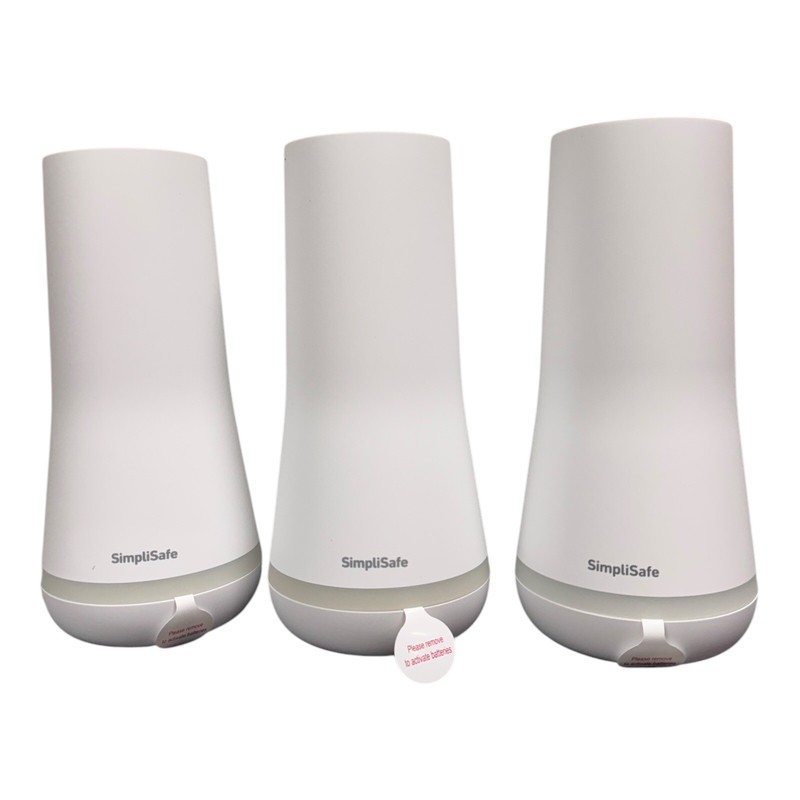 SimpliSafe Home Security Base Station GEN3 BS3W Lot of 3. Missing one charger.