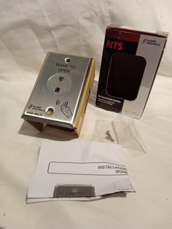 Alarm Controls Nts-1 Exit Motion Sensor,Single Gang,Silver
