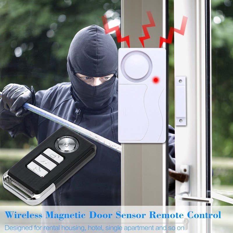 Wireless Magnetic Sensor Door Window Security Burglar Alarm With Remote Control gallery