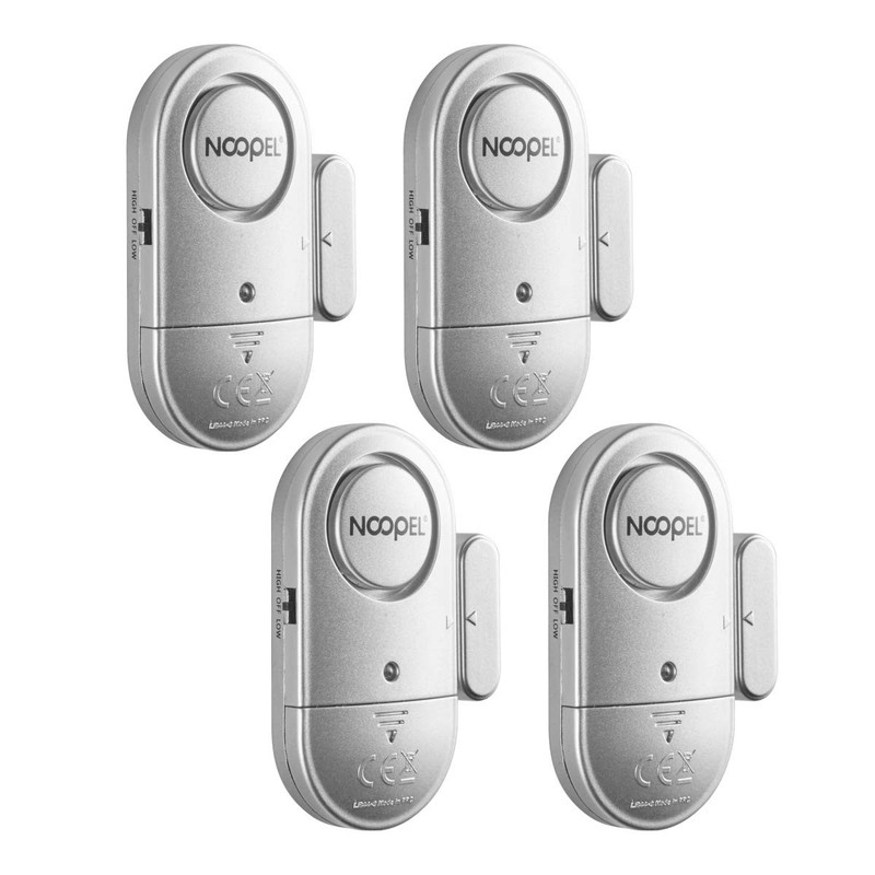 Door Alarms When Opened 4 Pack, New Version with Two Volume Levels, Window Al…