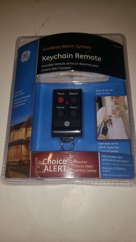 Wireless Alarm System Keychain Remote Home House GE Choice Alert Alarm New 45144