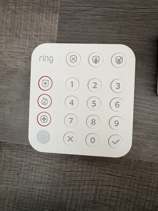 Ring Alarm 4HB1U9-0EN0 8-Piece Home Security Kit Only Doorbell #MB1262 gallery