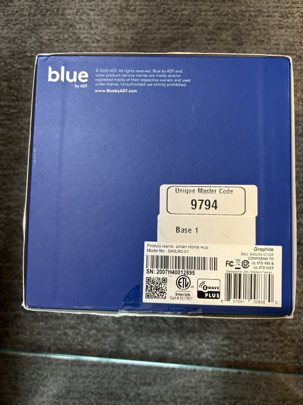 Blue by ADT Smart Home Hub Graphite S40LR0-01 - Brand New - Never used gallery