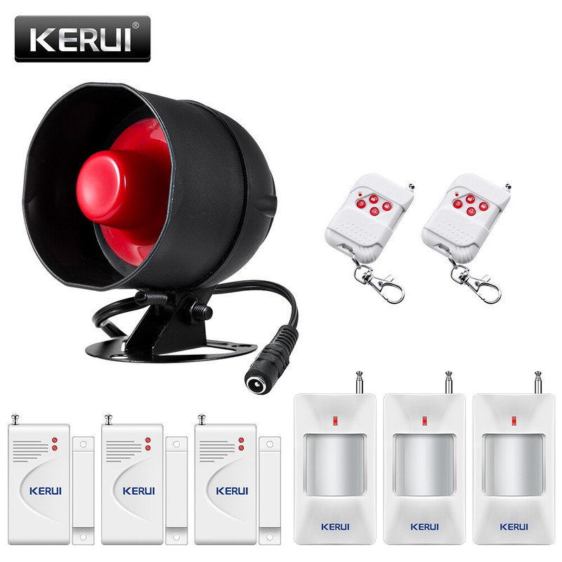 KERUI Wireless Door Window Alarm Burglar Intruder Security Sensor System Kit