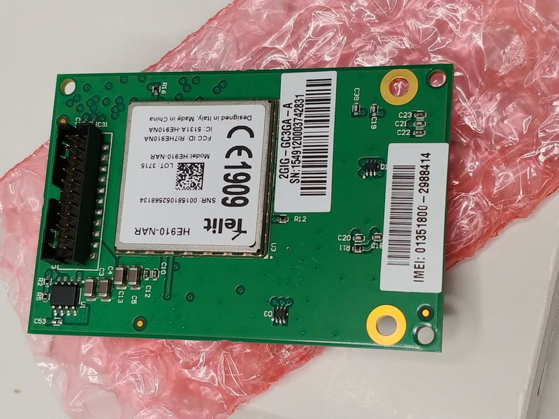 2GIG-GC3GA-A 3G AT&T GSM Cell Radio Module with ANT3X 2-way Voice GC2 Panel NOS gallery