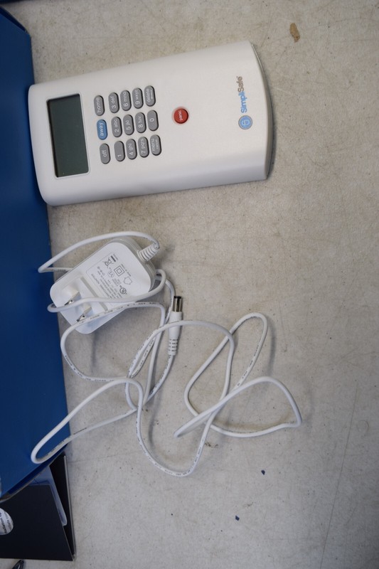 SimpliSafe Home Security parts: tower, keypad, window door sensor gallery