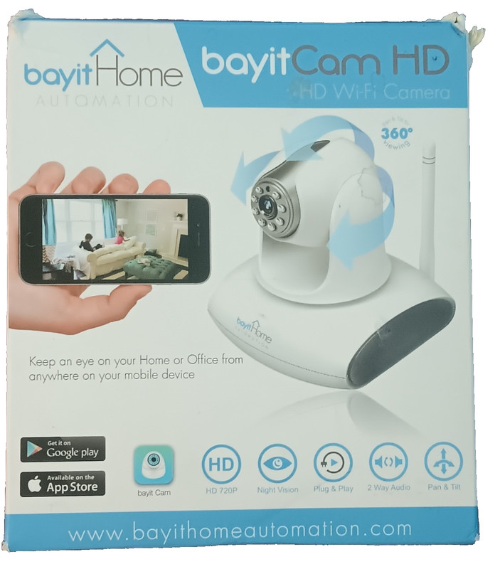 Bayit Home Automation BH1818v2 WiFi Internet Surveillance Camera w/ Night Vision