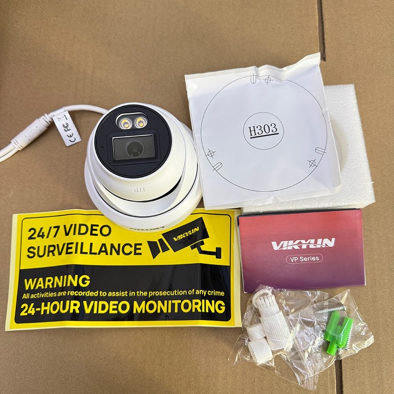 Vikylin Smartfind 8POE 16CH NVR Dual light Color+IR MIC 5MP Mini IP Camera Lot