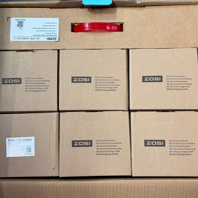 Zosi C225 4K 16CH Security System PoE Security Camera LK-168B4-2258W8-US-V2 gallery