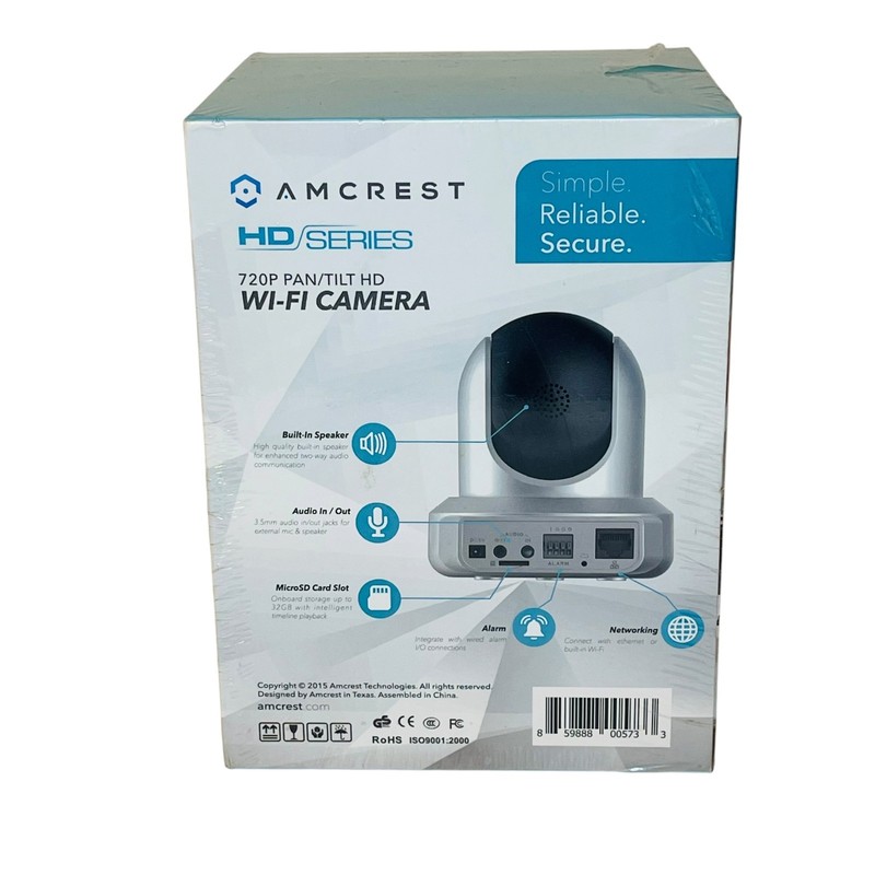 Amcrest IPM-721S 720P WiFi Wireless IP IR Security Camera System HD, Silver NEW gallery