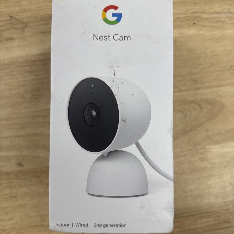 Google Nest Security Indoor Wired Camera 2nd Generation Night Vision w/ Alerts