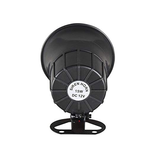 Wired Alarm Siren Horn 15W DC 6 to 12V Security Siren with Bracket for Home S... gallery