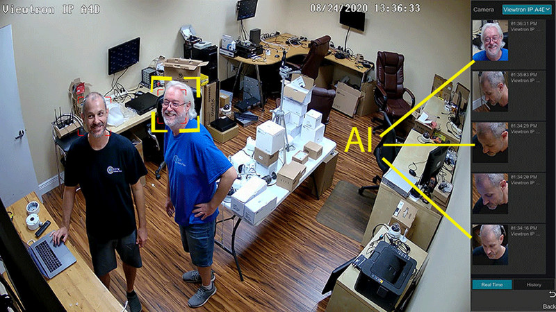 5MP SONY starlight AI IP H.265+ Compression Bin PoE Network Security Camera gallery
