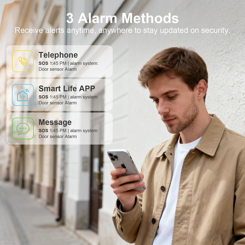 2026 Wireless Smart Home Security System with App Alerts & Alexa Compatibility gallery