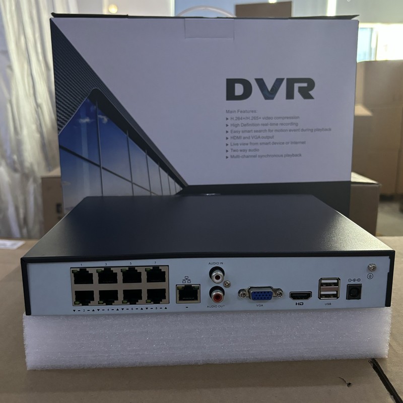 Vikylin 8ch CCTV System 5MP Camera Full Color IR Audio Outdoor 4k 8 POE NVR Lot gallery
