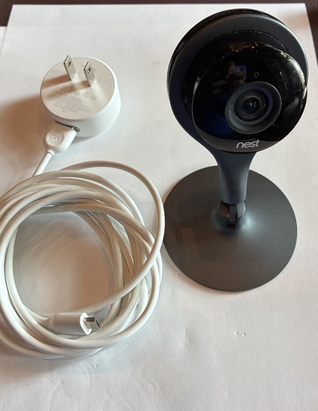 Google Nest Cam Indoor 1st Generation Wired Indoor Camera PARTS ONLY READ DESC