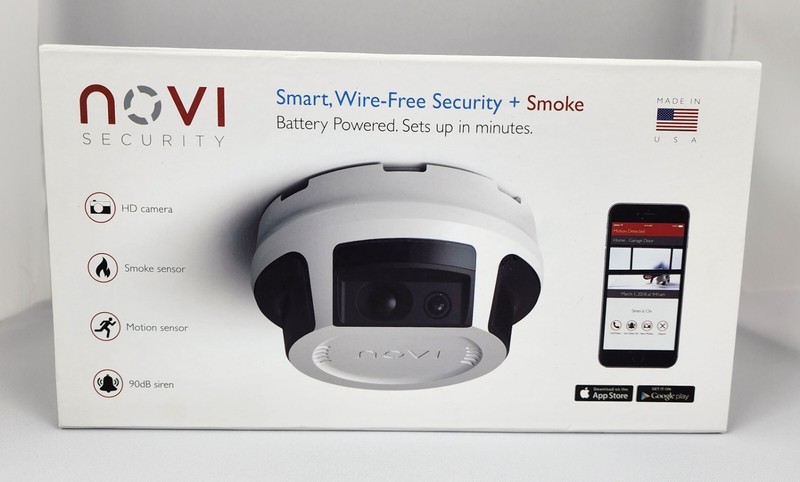 Novi Security 4-in-1 Home Security Smart, Wire Free Security + Smoke NEW